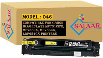 salaar 046 Toner Compatible For Canon Image CLASS MF731cdw, MF733cx, MF735cx Printer Yellow Ink Toner