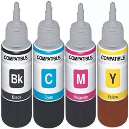 Ang Refill Ink Bottle for HP 2623 Inkjet Printer Cartridge - 100ML Each Bottle Tri-Color Ink Cartridge
