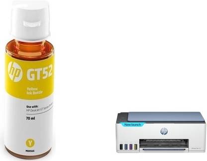 HP 585 ORIGINAL INK FOR HP 585 SMART TANK INK TANK ALL IN ONE WIFI PRINTER Yellow Ink Bottle