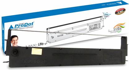 PRODOT DMP Ribbon Cartridge Compatible with EPSON LX 800 Dot Matrix Printer Black Ink Cartridge