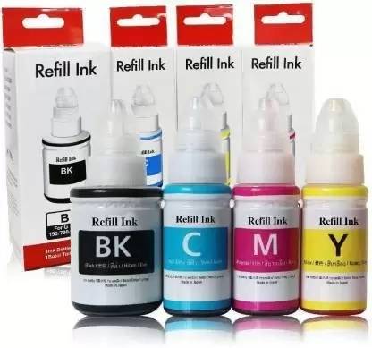 GPN PRINT For Compatible Canon G Series GI 790 Ink Compatible Canon PIXMA G1000,G101 Black + Tri Color Combo Pack Ink Bottle