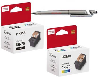 itglobal OG - CANON BH 70 & CH 70 PRINTHEAD (SET OF 2) Black + Tri Color Combo Pack Ink Cartridge