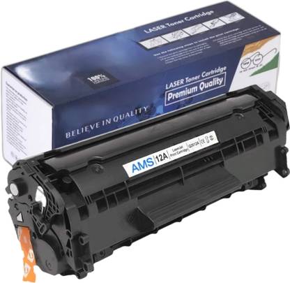 AMS HP12A/FX9/303 Universal Premium Quality Toner Cartridge For HP & Canon Printers Black Ink Toner