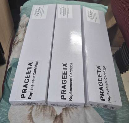 PRAGEETA PLQ-20,20D,20DM,20M,22CS,22CSM,30,30M,35,50 PACK OF 3 RIBBON Black Ink Cartridge