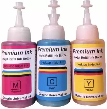 GPN PRINT Compatible with-HP DeskJet GT 5810 All-in-One Printer, Black + Tri Color Combo Pack Ink Bottle