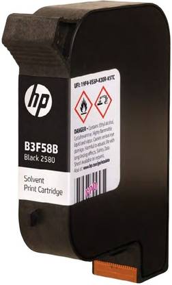 AMB HP 2580 (B3F58B) SOLVENT Black Ink Cartridge