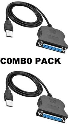 S S Enterprises USB to 36 Pin Parallel IEEE 1284 Printer Print Converter Cable(C0MB0 PACK) Grey Ink Toner