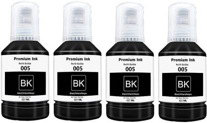 salaar 005 Ink Black Refill Ink Bottles for Epson M2170, M3180, M3170 and M3140 Printer Black Ink Bottle