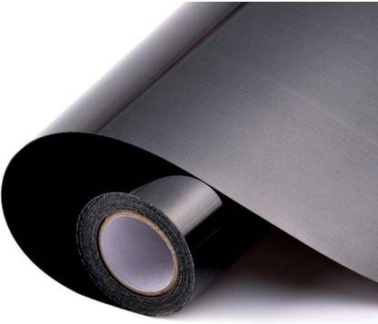 DINOVIN Black HTV Vinyl Rolls, Heat Transfer Vinyl - 20inch x 80inch, HTV PU for Shirts Black Ink Toner