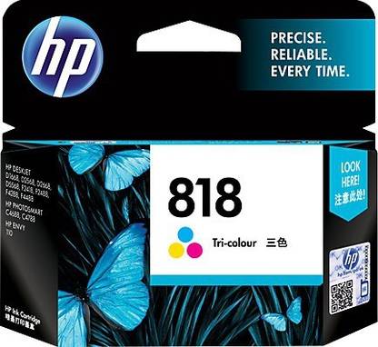 HP 818 Tri Color Ink Cartridge