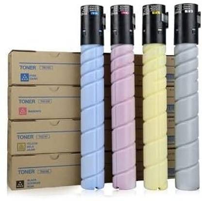 Xehphi Konica Minolta c258, c368, c308 A8DA190, A8DA290, A8DA390, A8DA490 TN-324 Black + Tri Color Combo Pack Ink Cartridge