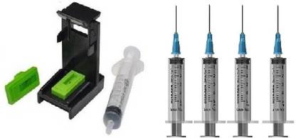 Ang suction tool kit + 4 syringe 802, 678,901,818,21,22,680,27,703,704 Black Ink Cartridge