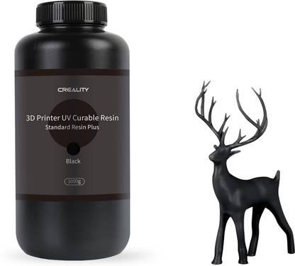 Creality Standard Rigid LCD UV Resin 1kg - Transparent Red Red Ink Bottle
