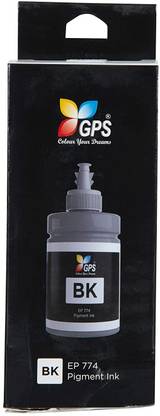 GPS Colour Your Dreams 774 Pigment Black Ink Refill Bottle Compatible for M100 / M105 Black Ink Bottle