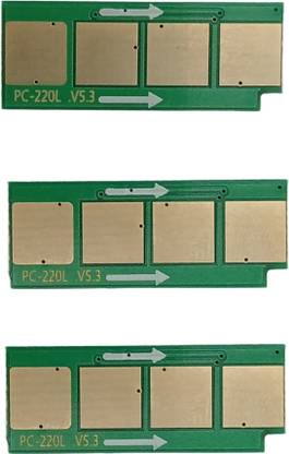 MOREL TONER CHIP FOR USE IN PANTUM 220 M6503, M6503NW, P2503, P2503W, PRINTER. PACK 3 Black Ink Cartridge