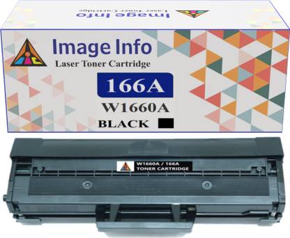 ImageInfo TONER 166A Black Laser Toner Cartridge W1660A Toner Cartridge Compatible Black Ink Toner