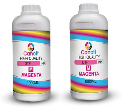 canoff DTF Pigment Ink 2pc. Suitable forAll Direct to Flim Printer All-in-One Versatile Magenta Ink Bottle