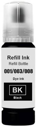 verena 001/003/008 Refill Ink Compatible for L3110,L3150,L3250,L3252,L3115 Printers Black Ink Bottle