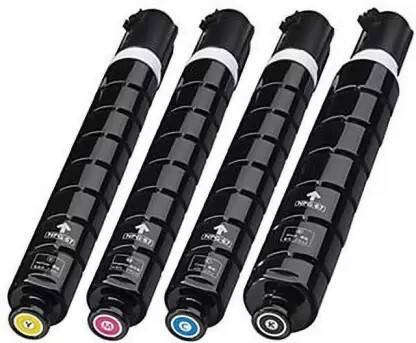 PTL NPG 67 Toner cartrdge compirable with C3320, C3325, C3330, C3520 Black + Tri Color Combo Pack Ink Cartridge