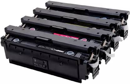 Kosh 508A Toner Cartridge Compatible For HP 508A Toners - CF360A, CF361A, CF362A & CF363A Toner Cartridges For Use In HP LaserJet M553 & M552 Printers - Combo (Black, Cyan, Yellow, Magenta) Black Ink Toner