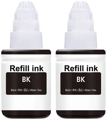 R C Print GI-790BK for G1010,G2000,G2010,G2012,G3000,G3010,G3012,G4010 Black - Twin Pack Ink Bottle