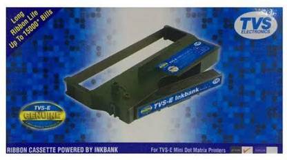 TVSE TVS RP 45 DOT MATRIX PRINTER And TVS-E Mini Dot Matrix printer Ribbon Cartridge Black Ink Cartridge