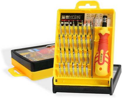 S S Enterprises Jk-6032 33-In-1 Screwdriver Tool Kit For Mobiles, Laptop PRINTER Standard Screwdriver Set