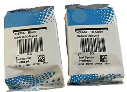 trendvision (X4E75A)&(M0H50A)PRINTHEAD FOR 515 514 517 508 510 511 518 519 531 538 610 618 Black + Tri Color Combo Pack Ink Cartridge