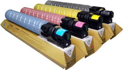Salty Toner Cartridge For Ricoh C3300 Toner Cartridge For Use In Ricoh C2800 Printers Black + Tri Color Combo Pack Ink Cartridge