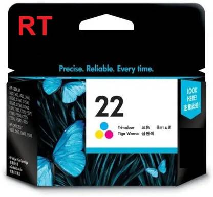 RT HP 22 TRI-COLOUR Original Ink Cartridge Tri-Color Ink Cartridge