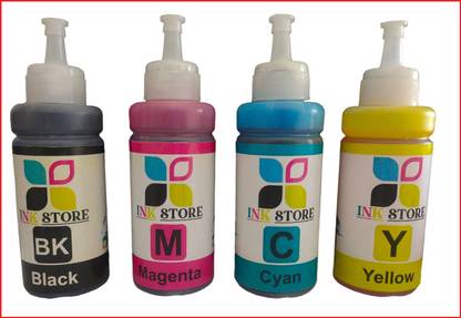 INKSTORE Canon Printer Refill Ink for CL57,PG88,CL98,PG810,CL811,PG830,CL831,PG89 Black + Tri Color Combo Pack Ink Bottle