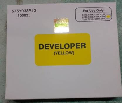 cpkart Developer Konica Minolta C220,C224 series original Yellow Ink Toner Powder