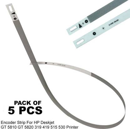 Ab enterprises Encoder Strip For HP Deskjet GT 5810 GT 5820 319 419 (Pack of 5 Pcs) Grey Ink Toner