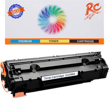 R C Print 88A / CC388A Laser Toner Cartridge for P1007 P1008 P1106 P1108 M1136 Black Ink Toner
