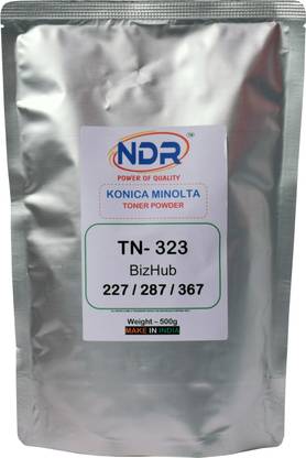 NDR ORIGINAL For Konica Minolta TN323 Bizhub 227 287 367 (500g) TONER POWDER Black Ink Toner Powder