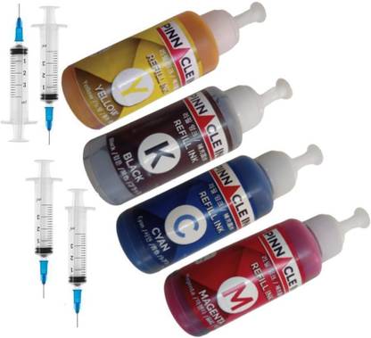 Pinnacle Ink HP 21 22 802 803 680 678 46 704 703 900 Black + Tri Color Combo Pack Ink Bottle