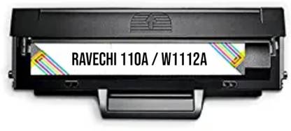 Ravechi W1110A / 110A / W1112A / 112A Toner Cartridge For Use In HP Printer Black Ink Toner