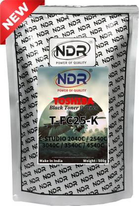 NDR ORIGINAL TOSHIBA T-FC25-K For E-STUDIO 2040C 2540C 3040C 3540C 4540C (500g) Black Ink Toner Powder