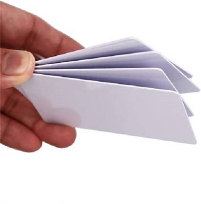 Saliy Plain Pvc card for Evolis printer ,magic printer ,thermal card 350Pcs White Ink Toner