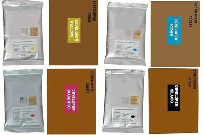 Crid Developer Compatible for XEROX DC240 242 250 252 260 550 560 570 700 700i WC7655 Black + Tri Color Combo Pack Ink Toner