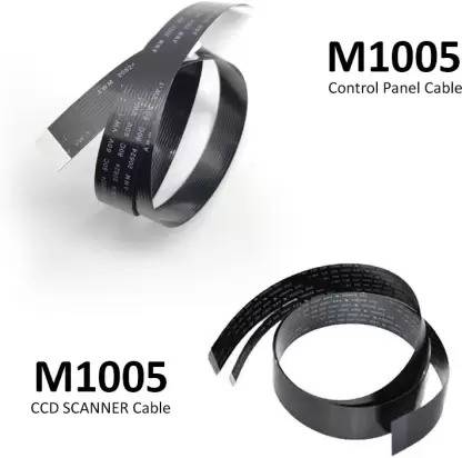 Haedlink HP Laserjet M1005MFP Display/Control Panel Cable, CCD Scanner Cable Combo Set Black Ink Toner