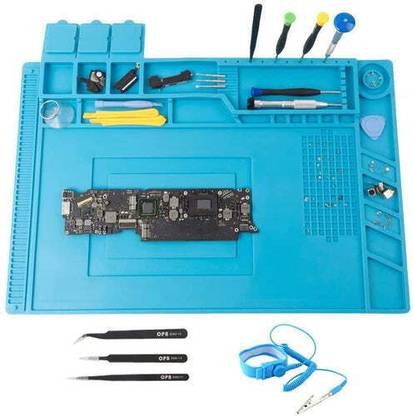 Linkind S-160 Anti Static Magnetic Heat Insulation Workbench Mat Black Ink Toner