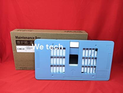 wetech Mc 31 Maintenance Box Canon Tm 5200 Tm5205 Tm 5300 Tm5305, Ta 20 And Ta 30 Blue Ink Cartridge