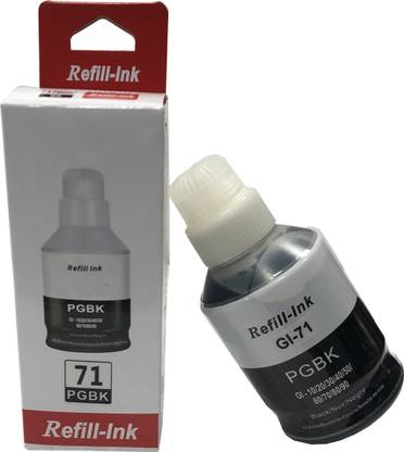 SDS GI-71 / 71 Refill Ink Replacement for Canon Pixma G1020, G2020, G2021, G2060, G3020, G3021, G3060 Printers. (Black) Black Ink Bottle