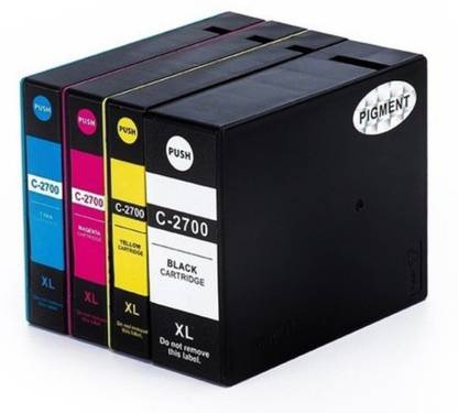 Haline 2700 XL Primium Ink Compatible Black + Tri Color Combo Pack Ink Cartridge