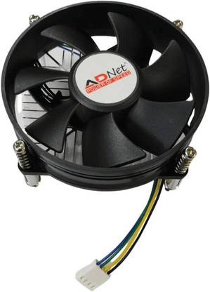 S S Enterprises AD-CF-341 CPU Cooling Fan LGA 775 with Aluminum Heatsink For i3 i5 i7 processor CPU Holder
