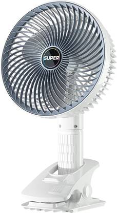 Ship Fayda Clip on Fan Battery Operated, 3 Speed, Quiet Rechargeable Fan Inline Fan
