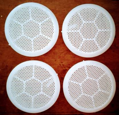 LJL Traders Round Wall Air Hole Closer Mosquito Net Dust Controller -6Pcs (2.5in) Insect Net