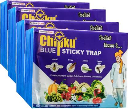 Chipku A5 Blue Sticky Trap for Thrips, Aphids,Fungus Gnat