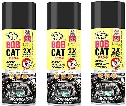 Shadow Securitronics BOB CAT Car Rat Repellent/Rodent Spray | Non- Toxic Rat Repeal Spray